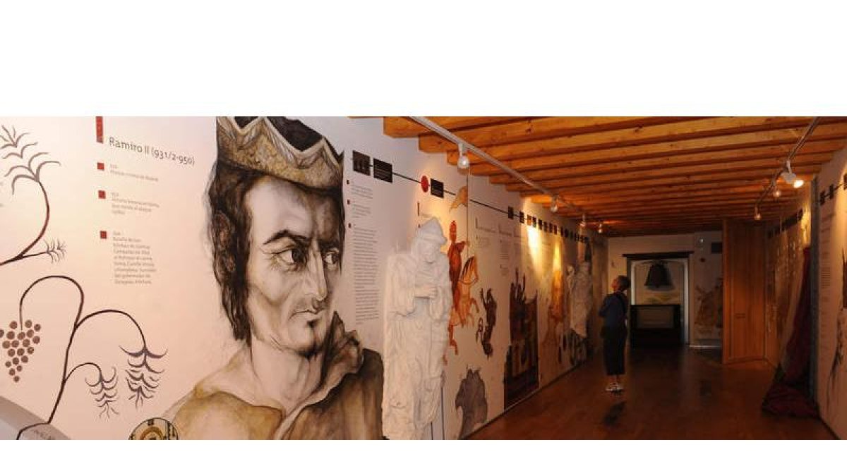 Imagen de una de las estancias del palacio del Conde Luna.
