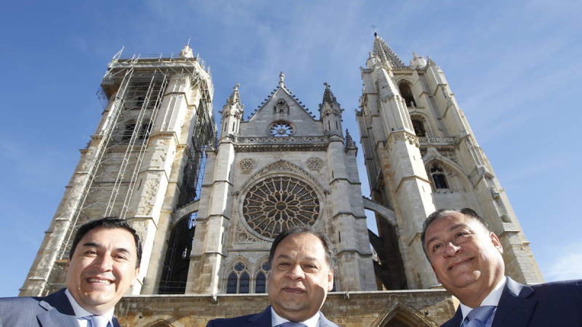 Los Panchos en León durante su gira de invierno.