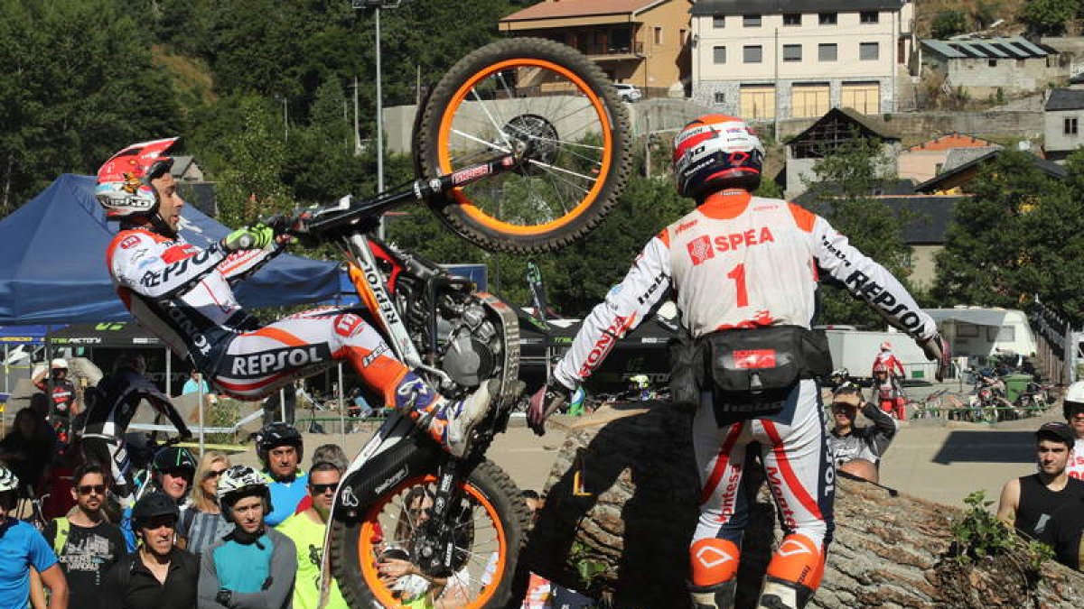 Toni Bou ganó la manga del sábado y la del domingo. L. DE LA MATA