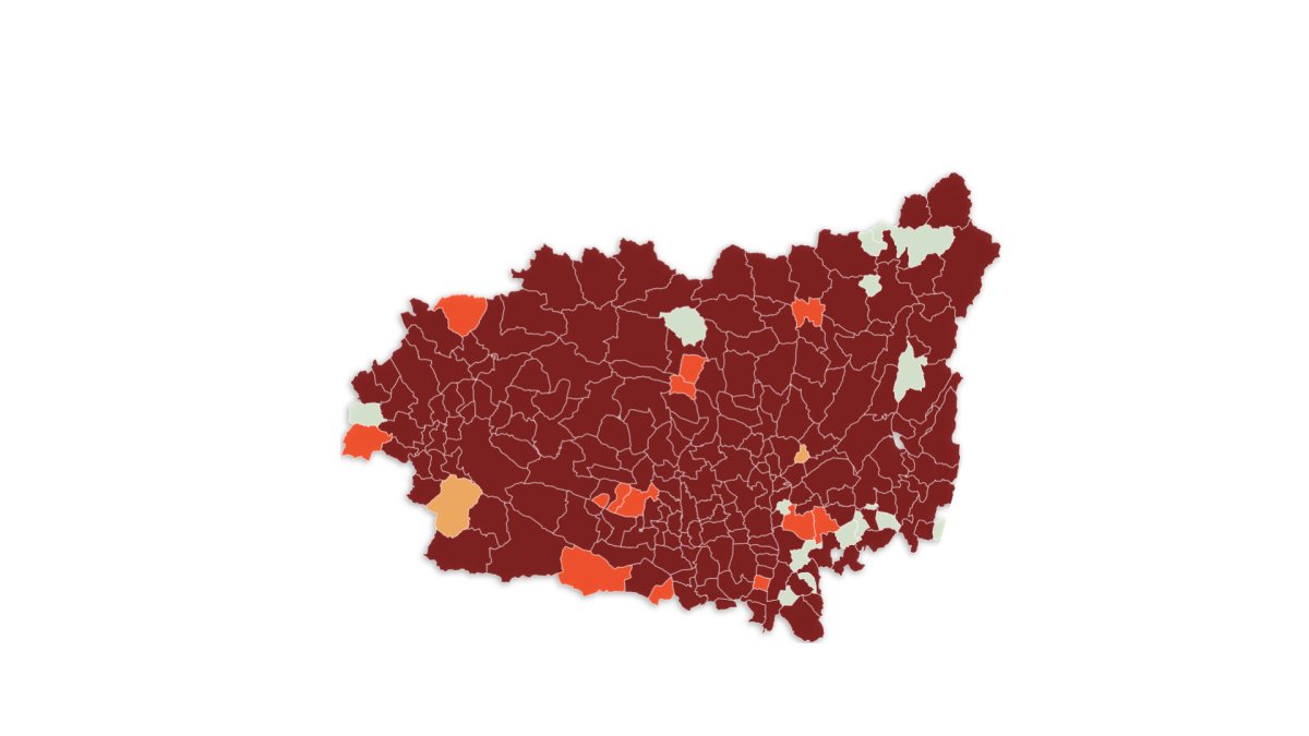 Así está hoy la evolución del virus en la provincia de León