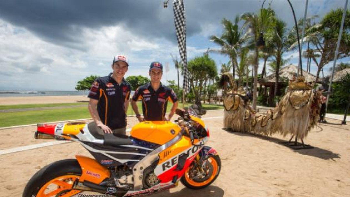 Márquez y Pedrosa abren la temporada en Bali.