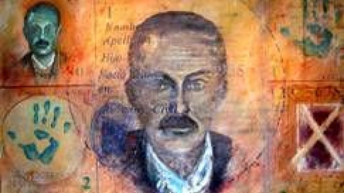 «Autorretrato», una de las obras que expone José Daniel Fernández