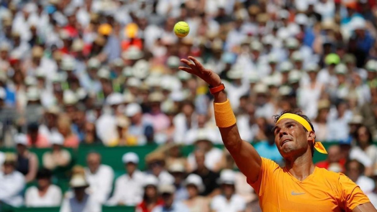 Nadal, en su semifinal ante Dimitrov