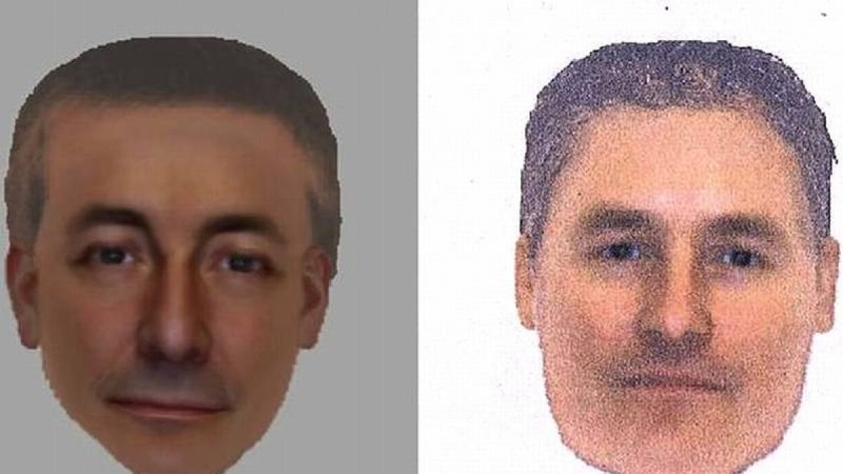 Retrato robot del sospechoso divulgado por la policía británica.