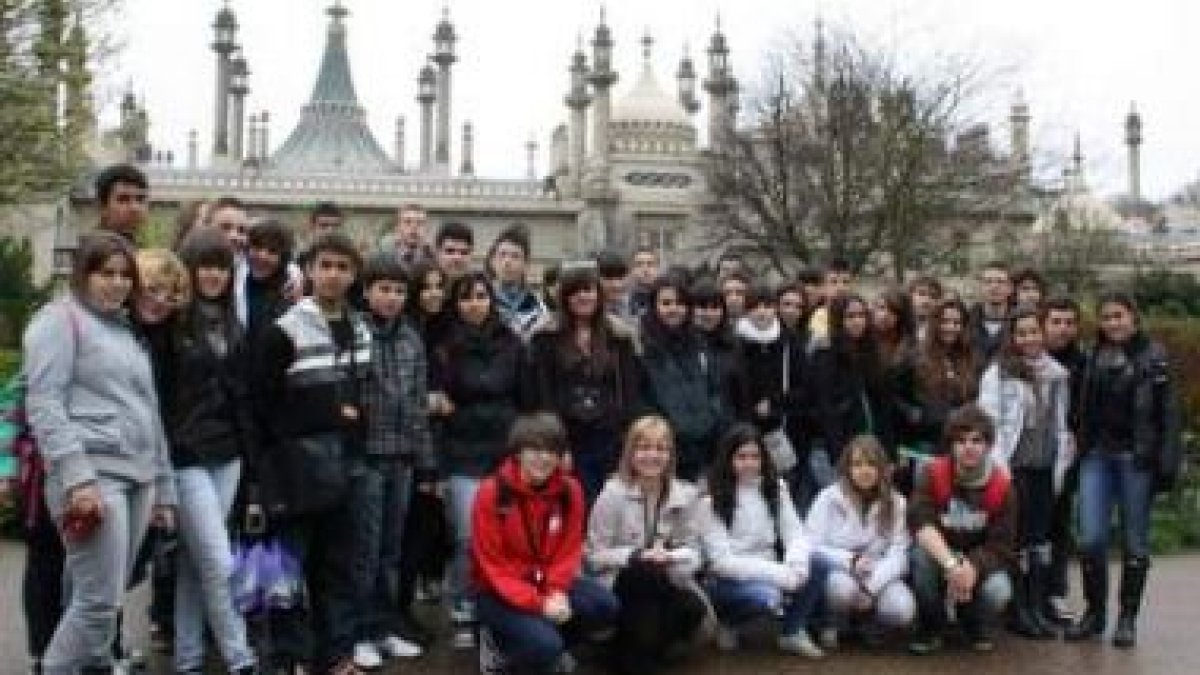 Los alumnos de la Asunción durante su tercer día de visita en Inglaterra.