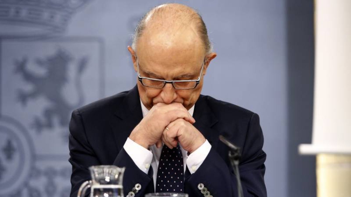 Montoro, ayer, durante la rueda de prensa del Consejo de Ministros.