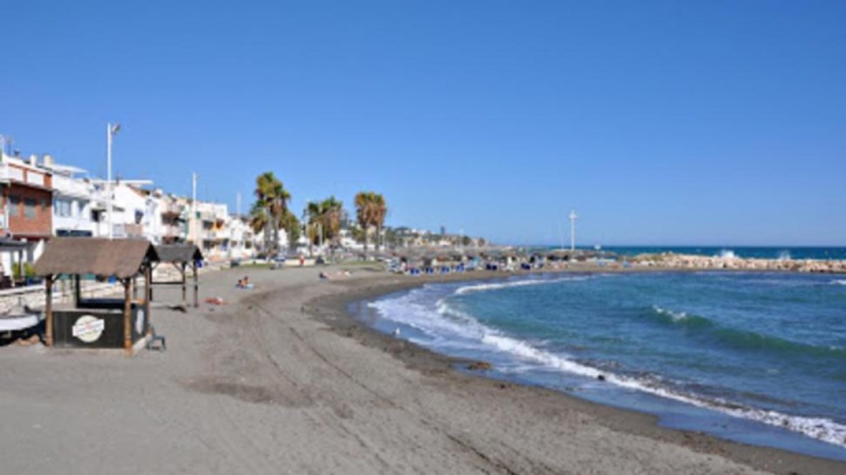 La playa de Pedregalejo, en Málaga.