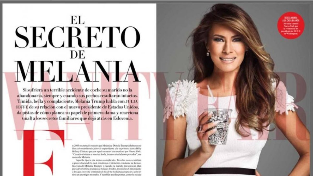 Melania Trump protagoniza el nuevo numero de la edicion mexicana de 'Vanity Fair'