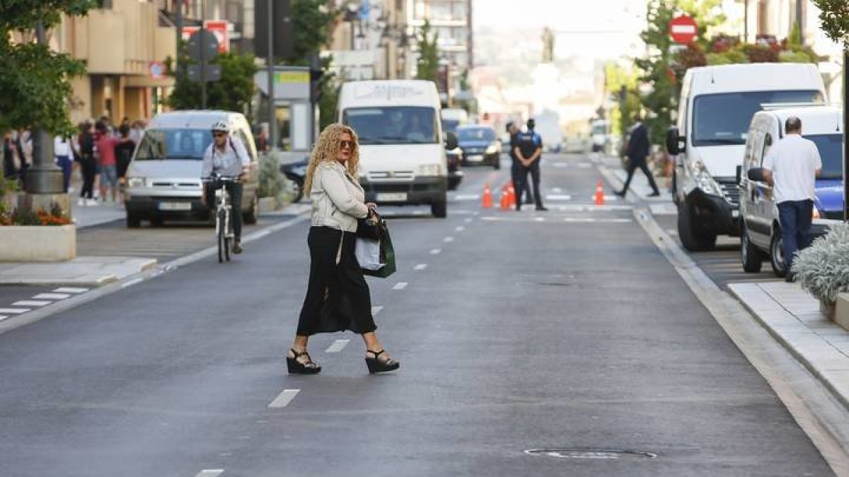 Semipeatonalización de la avenida Ordoño II de León