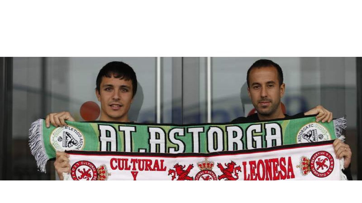 Javi Orodea y David Bandera son los encargados de crear peligro en las áreas rivales en el partido de mañana en La Eragudina. Los dos están dispuestos a ejercer de artilleros para conseguir la victoria en el derbi provincial de la categoría de bronce.