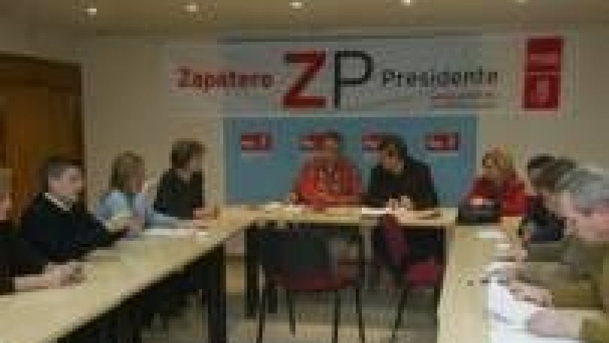 Imagen de una comisión ejecutiva provincial del PSOE, celebrada hace unos meses