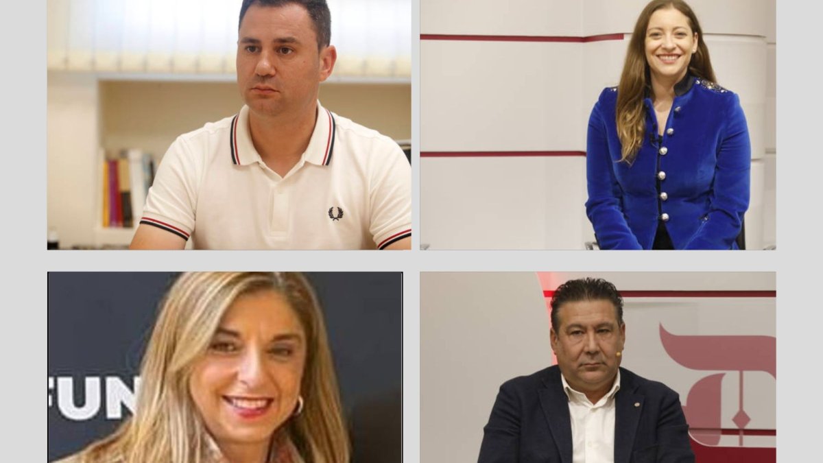 Cendón, Ester Muñoz, Mercedes Machín y Luis Mariano Santos. DL
