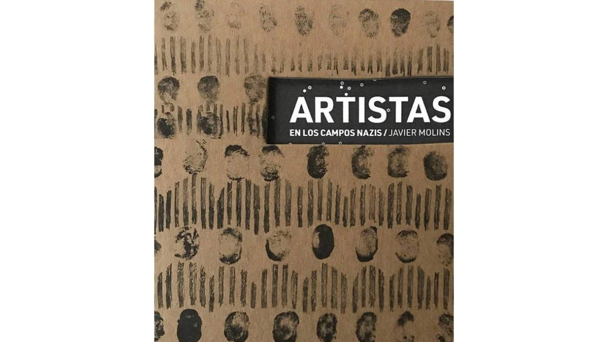 Porada del libro objeto que contiene las obras de los judíos en los campos