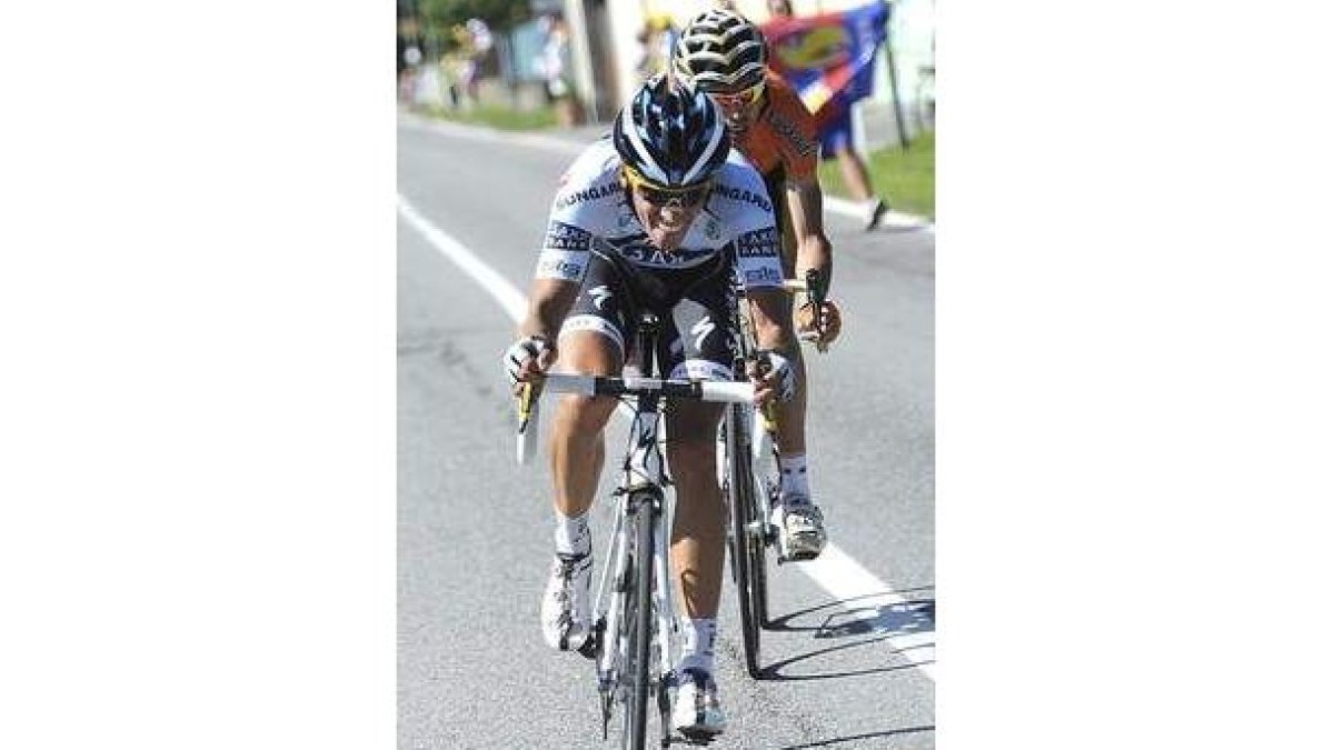 Contador y Samuel Sánchez se aliaron a la perfección.