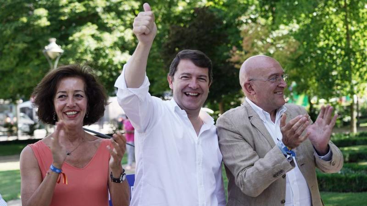Cantalapiedra, Mañueco y Carnero. RUBÉN CACHO