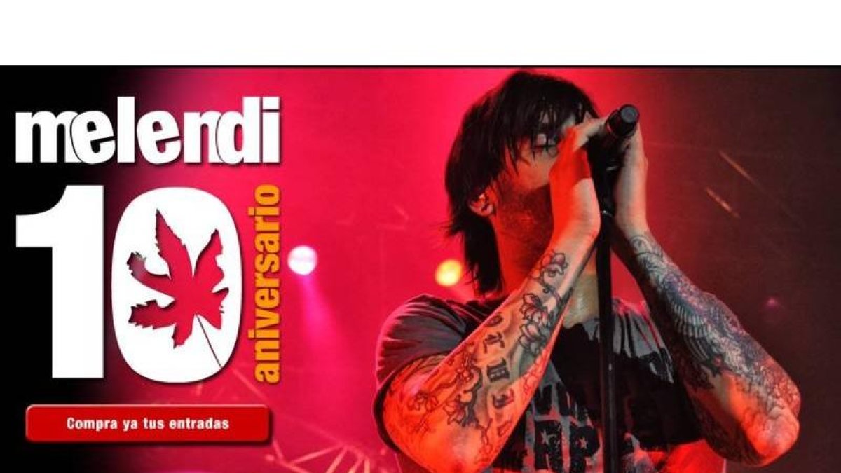 El cantante Melendi