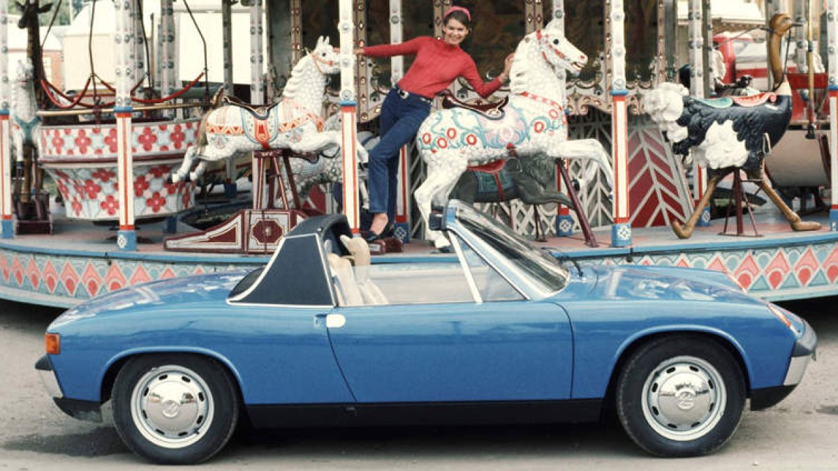 La particular estética del 914, ‘vestía’ el primer deportivo alemán de producción en serie con motor central.