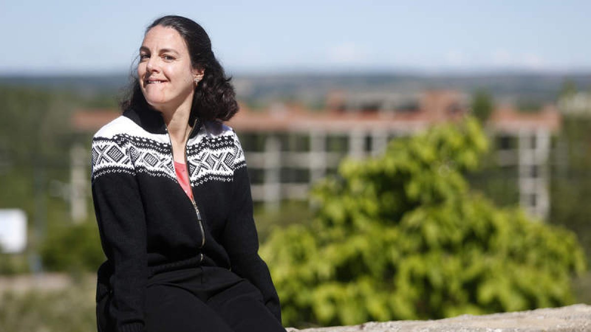 Silvia Lafuente, una luchadora nata, que reivindica derechos e igualdad. FERNANDO OTERO