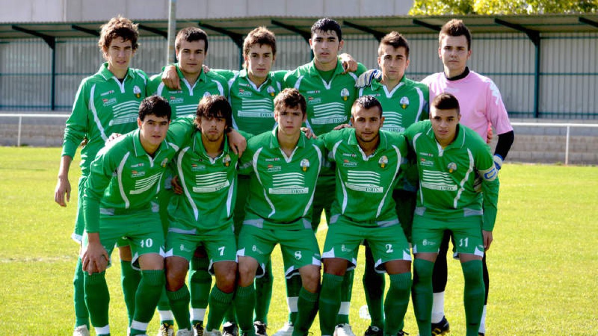 Formación del equipo del Quintana de Raneros que milita en el grupo B de la Liga de la Amistad.