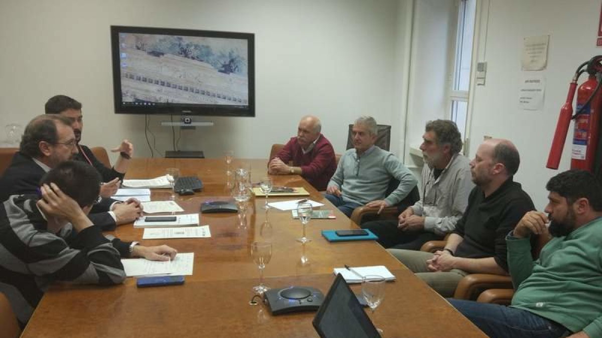 Imagen de la reunión celebrada en el Ministerio. DL