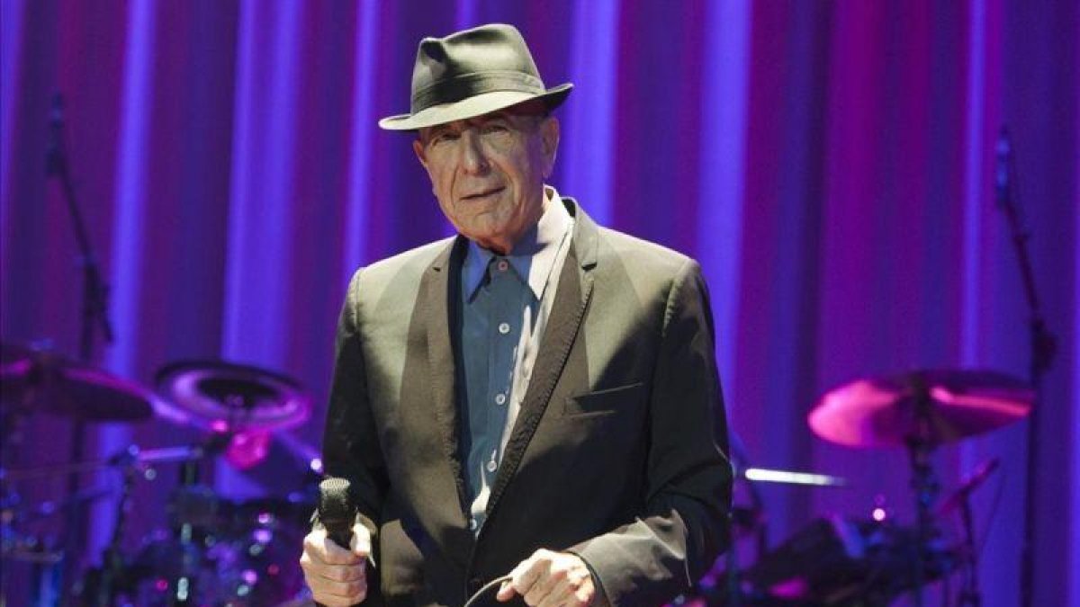 Leonard Cohen, en el Palau Sant Jordi, en octubre del 2012.