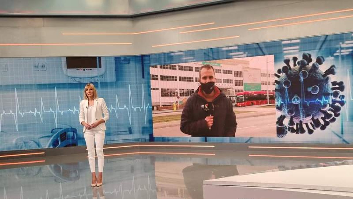 Noemí Núñez estrenó la nueva imagen de los informativos de Cartv. DL