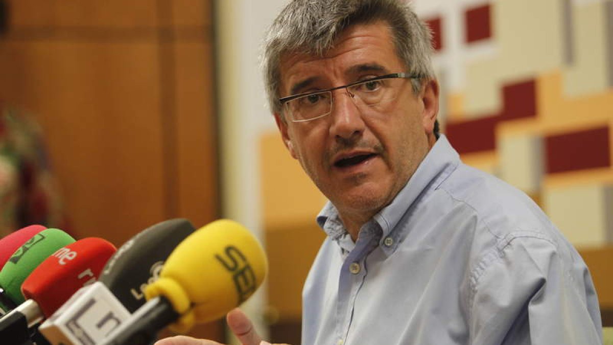 Fernández, ayer en rueda de prensa.