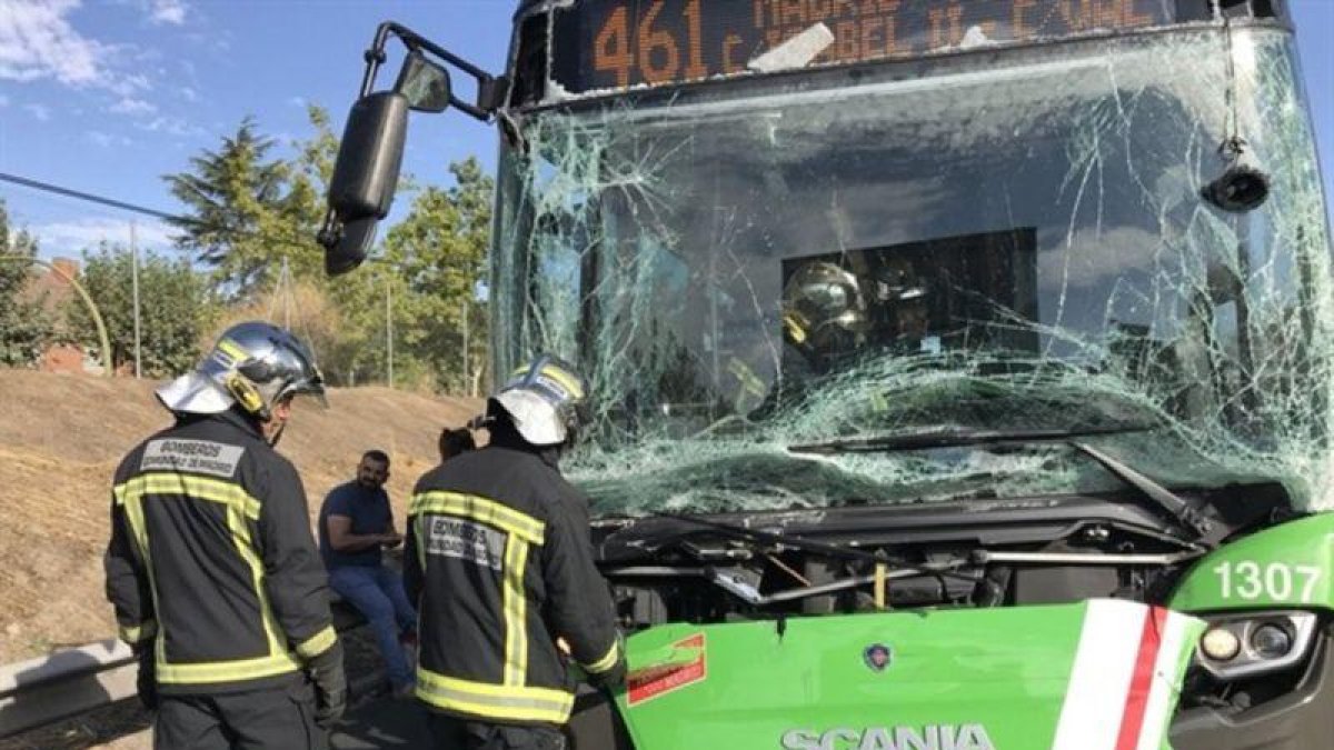Accidente en la carretera A-42.
