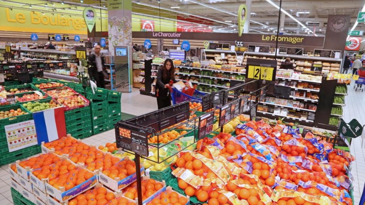 Un hipermercado Carrefour