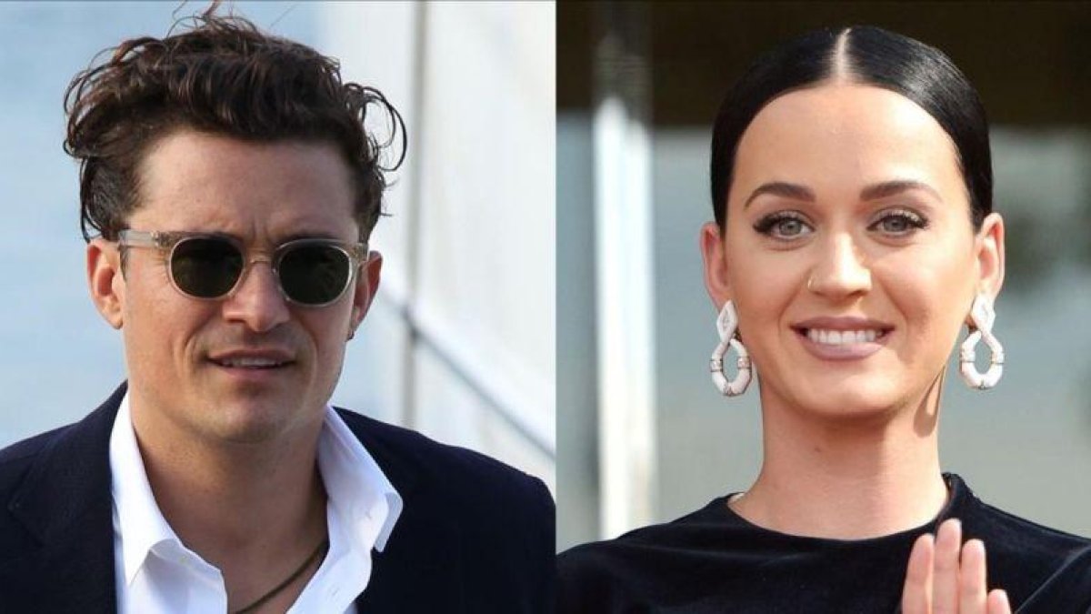 Katy Perry y Orlando Bloom.