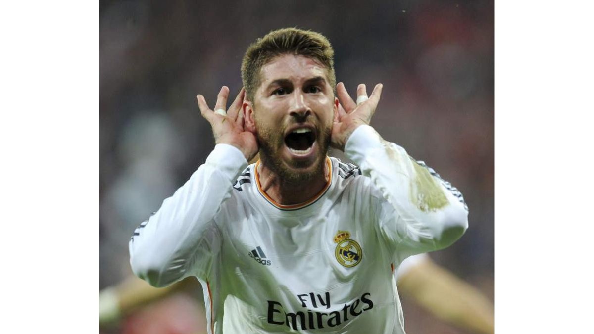 Sergio Ramos ha marcado ya diez goles, cifra a la que llega por primera vez en su carrera deportiva. TOBÍAS HASE