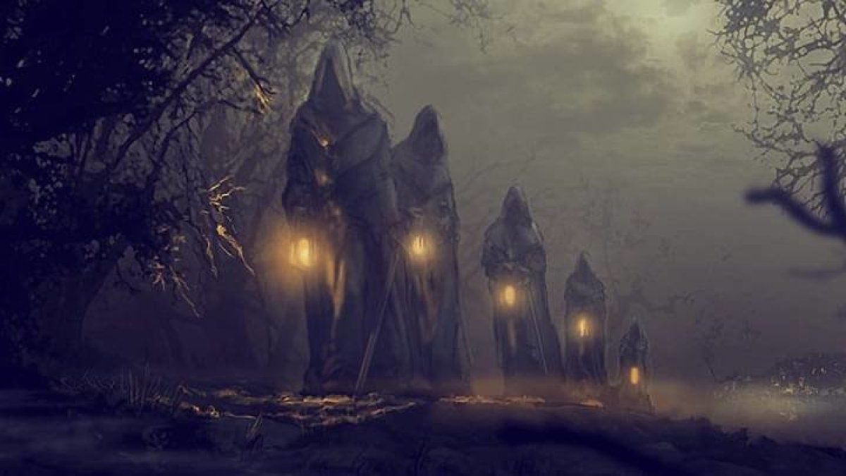 Imagen popular de la Santa Compaña. DL