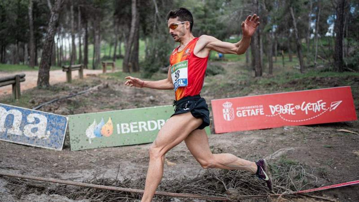Raúl Celada, en el último Nacional de cross. SPORTMEDIA