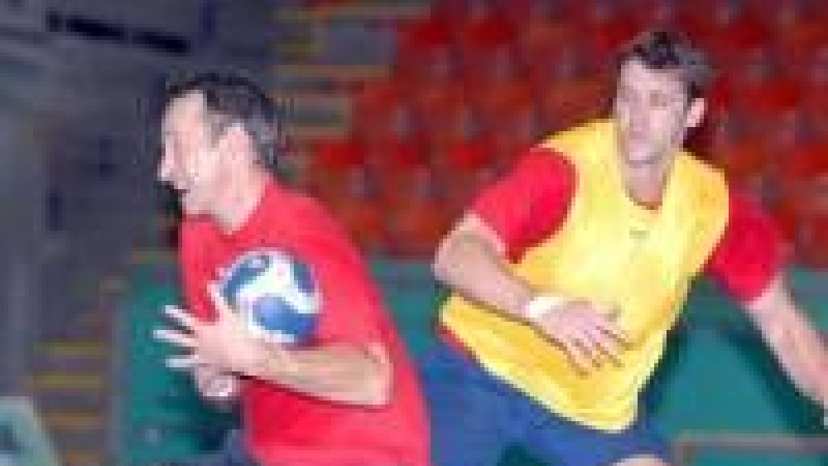 El ruso Krivoshlykov (izquierda) junto al húngaro Laluska