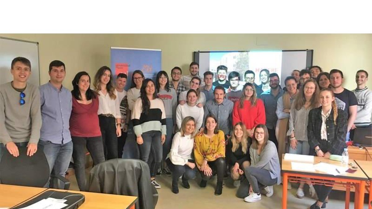 Participantes en la iniciativa llevada a cabo en el Máster de Ciencias Actuariales y Financieras. DL