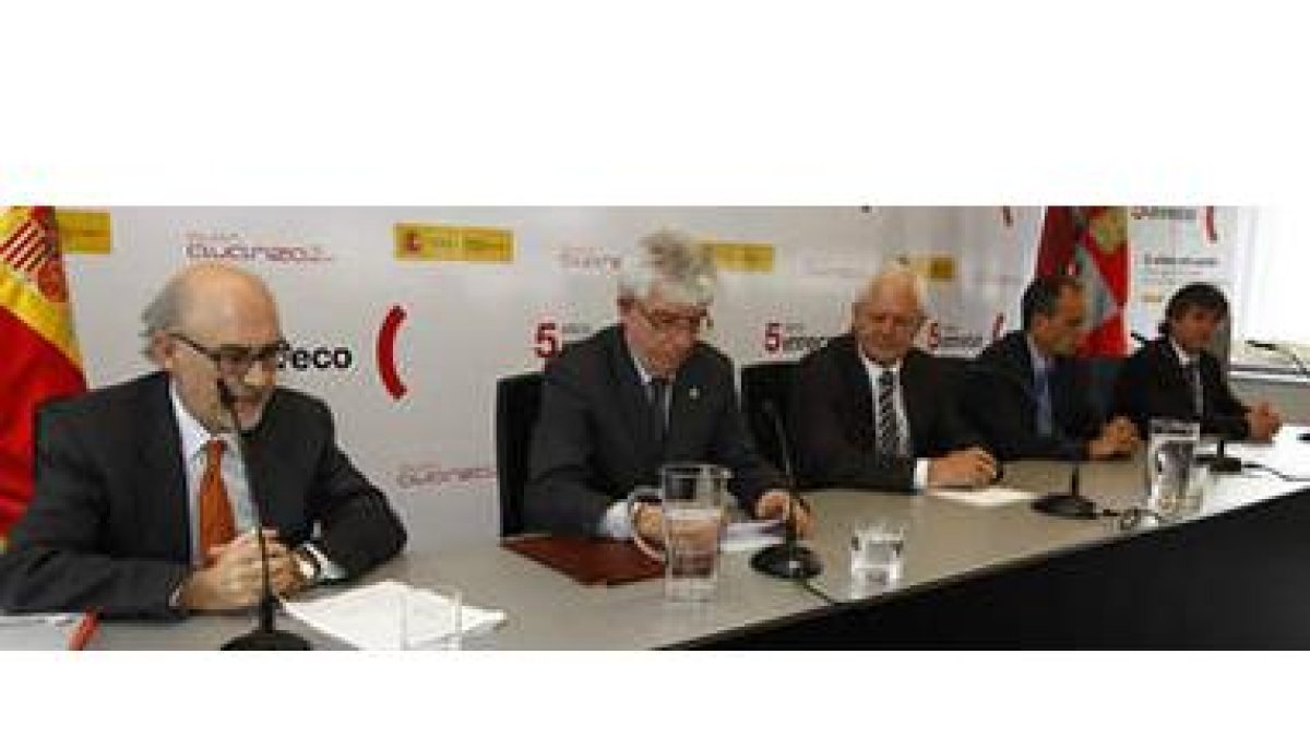Víctor Izquierdo, José Ángel Hermida, Bernardo Lorenzo, José Antonio de Paz y Joaquín Ramírez