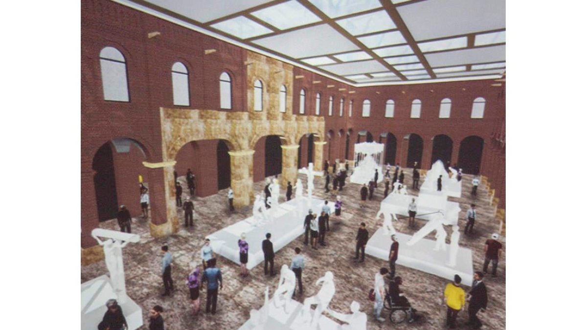 Imagen virtual del futuro claustro. F. OTERO PERANDONES