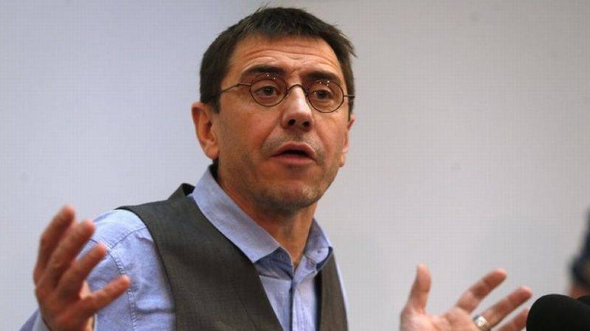 El número tres de Podemos, Juan Carlos Monedero.