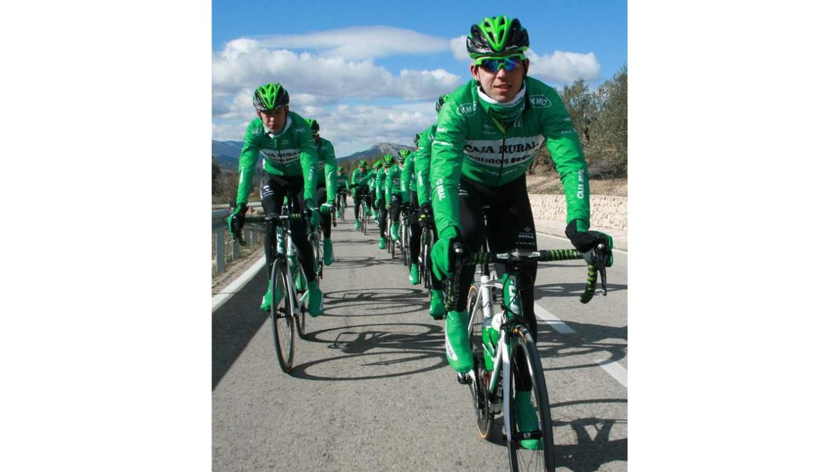 El leonés Miguel Ángel Benito es la principal baza del Caja Rural en el Tour de San Juan. C.R.