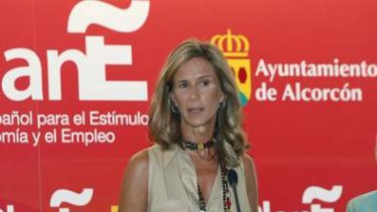 Cristina Garmendia ayer, en una rueda de prensa.