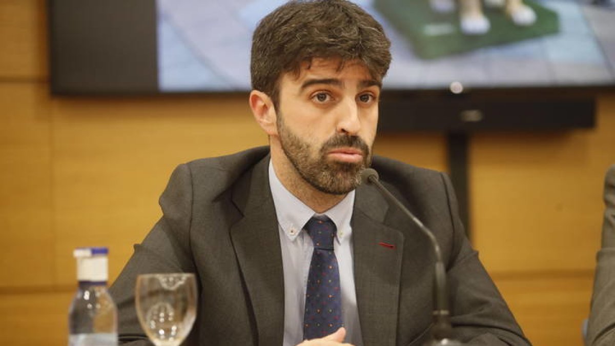 Pablo Roberto Herrero, tesorero del Círculo Empresarial Leonés. RAMIRO