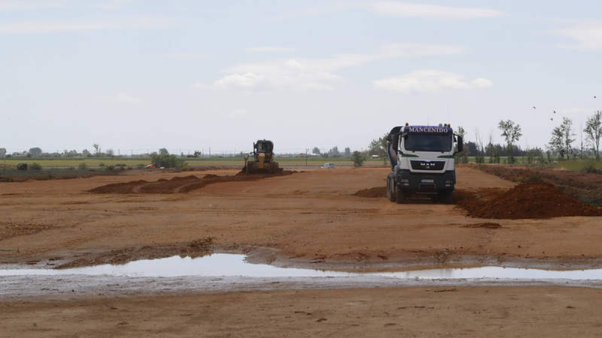 El ramal ferroviario de Villadangos, en obras. RAMIRO