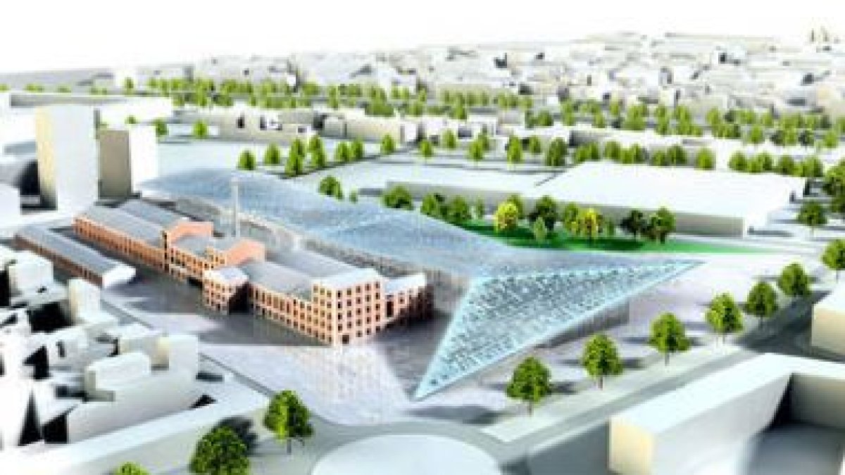 Panorámica del proyecto diseñado por el arquitecto francés Dominique Perrault.