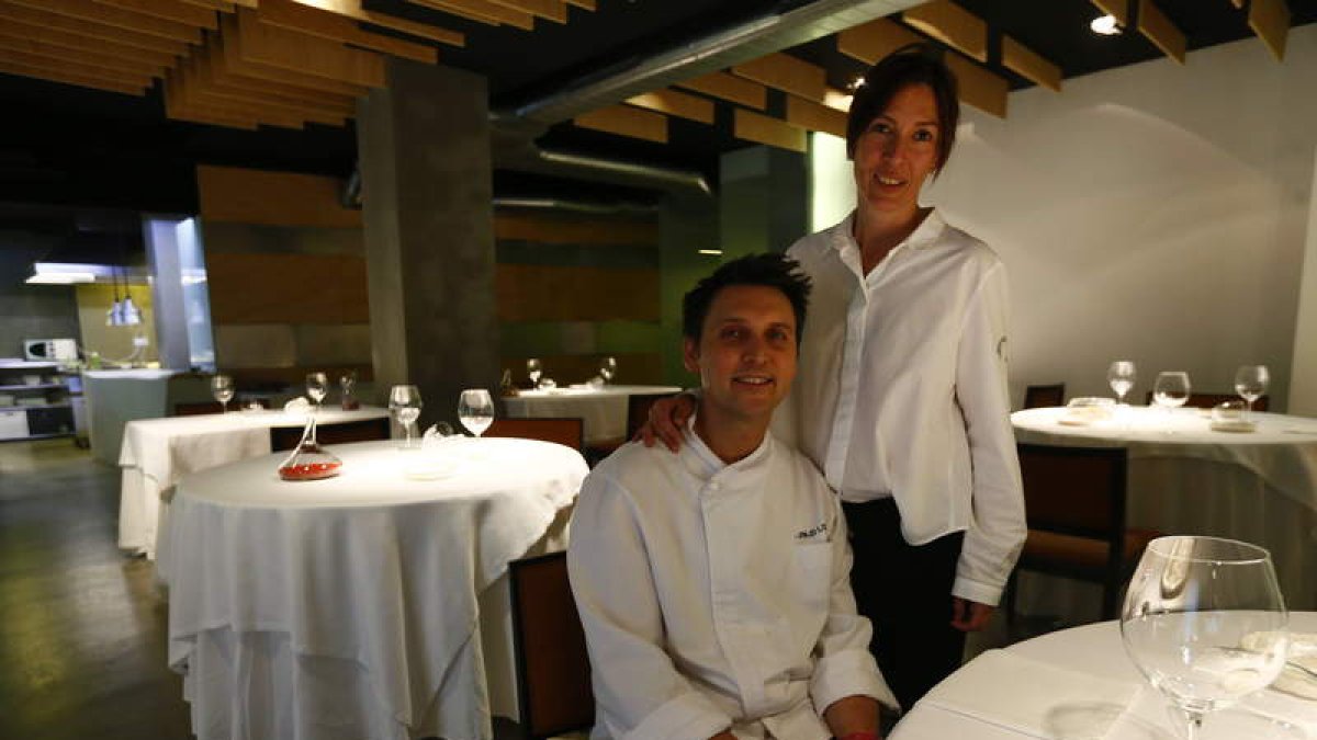Juanjo Losada y Yolanda Rojo forman la pareja gastronómica y sentimental que da vida al nuevo restaurante Pablo.