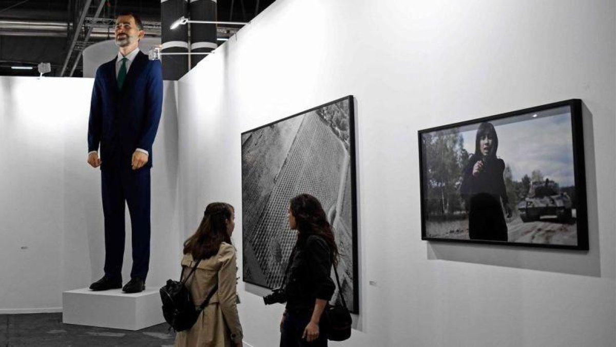 La obra Ninot, en Arco, este miércoles.