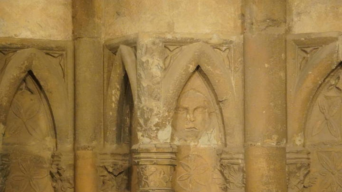 Imagen de uno de los rostros de la Catedral. J. NOTARIO