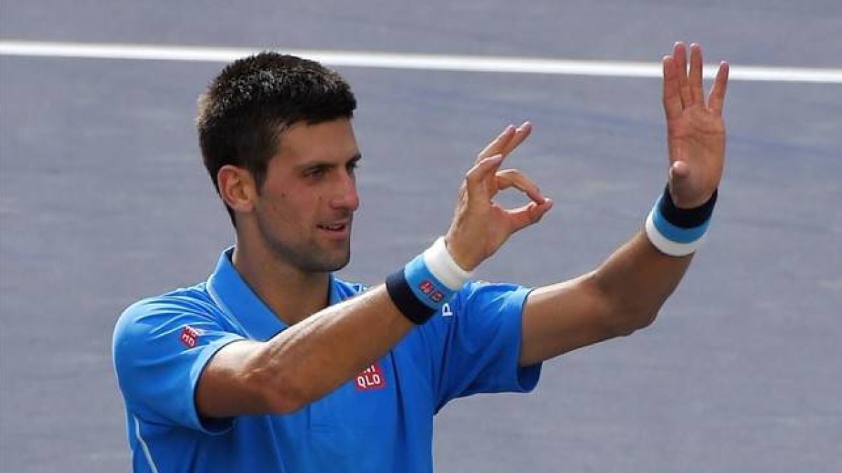 Djolovic celebra su victoria número 50 en un torneo.