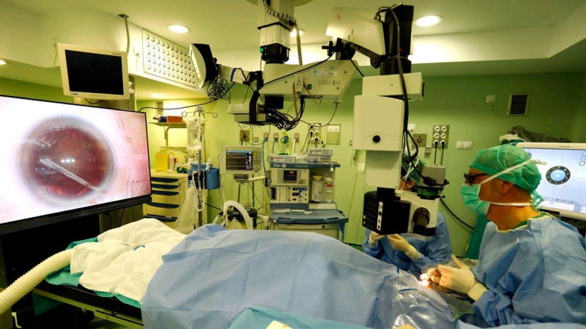 El aprendizaje se efectúa con simuladores que permiten operar de forma virtual los ojos. DL
