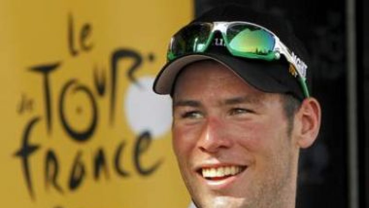 El cilcista británico Mark Cavendish, del Columbia.