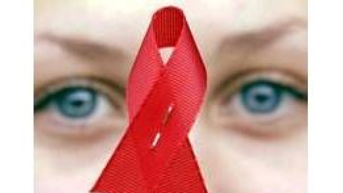 El lazo rojo que aparece en la imagen es el símbolo de la solidaridad con las víctimas del sida